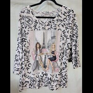 New Label CC Italy Top sz xl